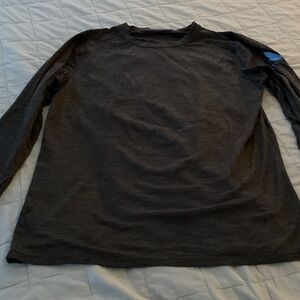 Men's First Ascent Charcoal Long Sleeve Shirt
